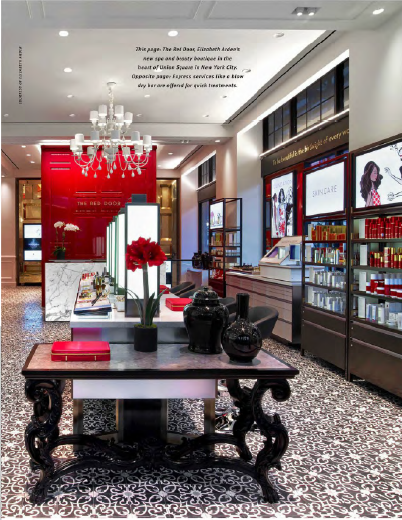 Behind the Red Door: Elizabeth Arden a Boutique and Spa on Square -